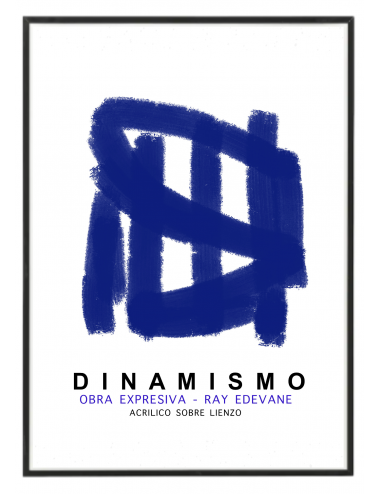 Cuadro "Dinamismo blue"