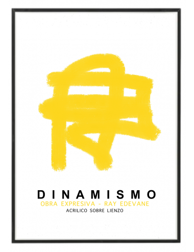 Cuadro "Dinamismo yellow"