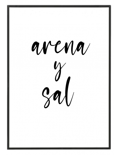 Cuadro "Arena y sal"