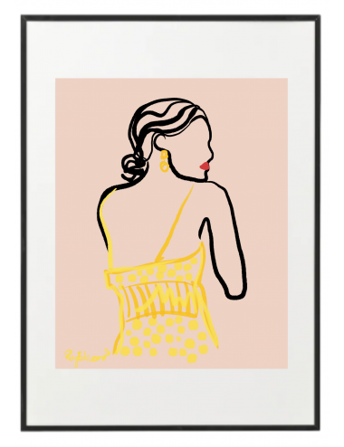 Cuadro "Woman with yellow...