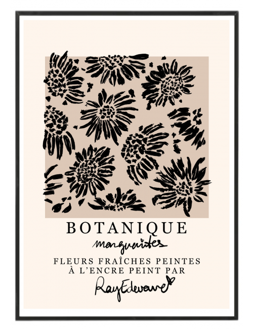 Cuadro "Botanique Marguerites"